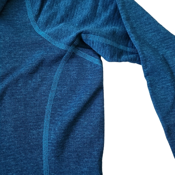 MEC T2 Long-Sleeved Zip-T - Women's base layer blue size small - Picture 7 of 13